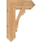 Ekena Millwork Merced Arts & Crafts Smooth Bracket, Western Red Cedar, 5 1/2"W x 18"D x 26"H BKT06X18X26MRC03SWR - alternate 3